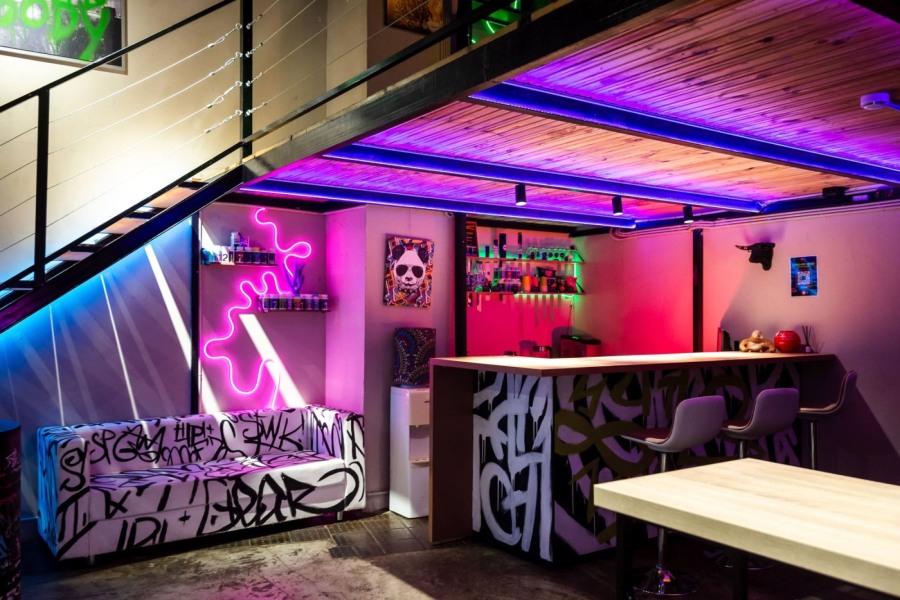 Neon space loft