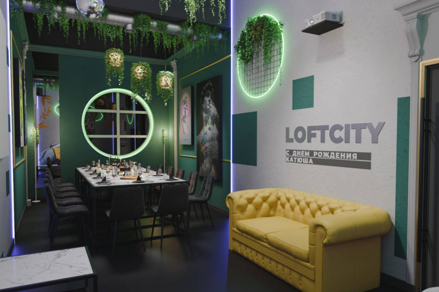 Лофт «Олимпия» с верандой на крыше