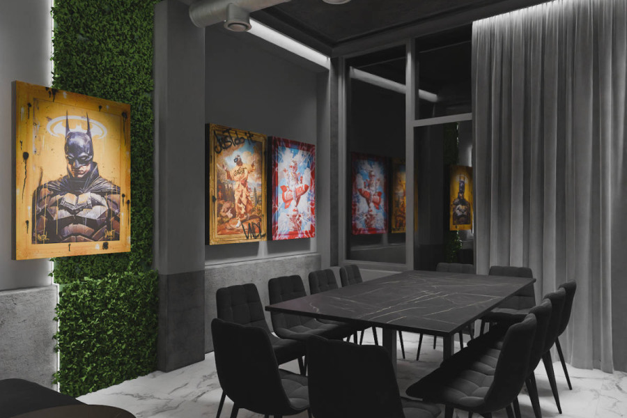 Лофт «Готэм» с верандой на крыше