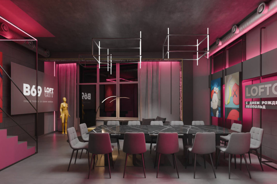 Лофт «Love is» с верандой на крыше