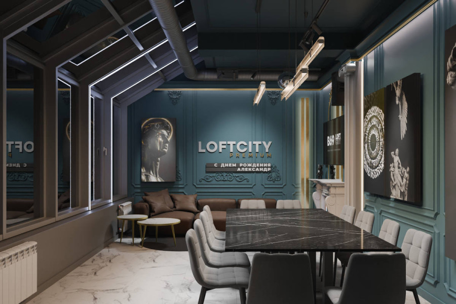 Лофт «Эрмитаж» с верандой на крыше