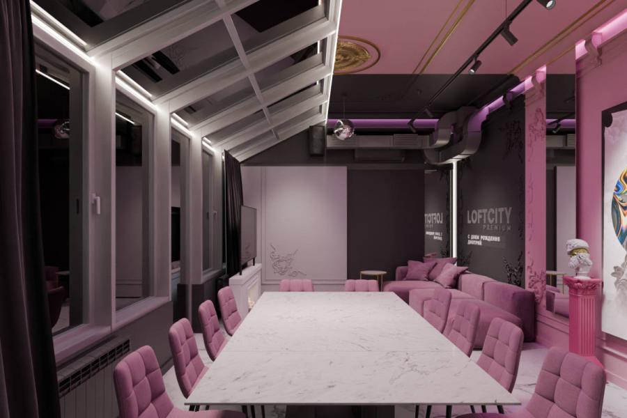 Лофт «Кашемир» с верандой на крыше