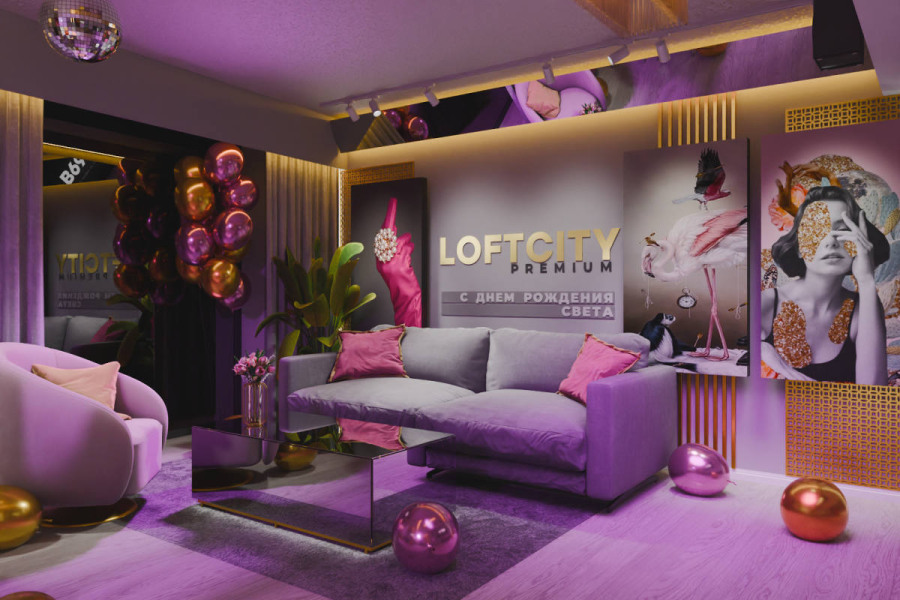 Лофт «Кристалл» с верандой на крыше