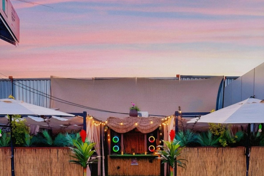 Веранда с шатрами Flamingo