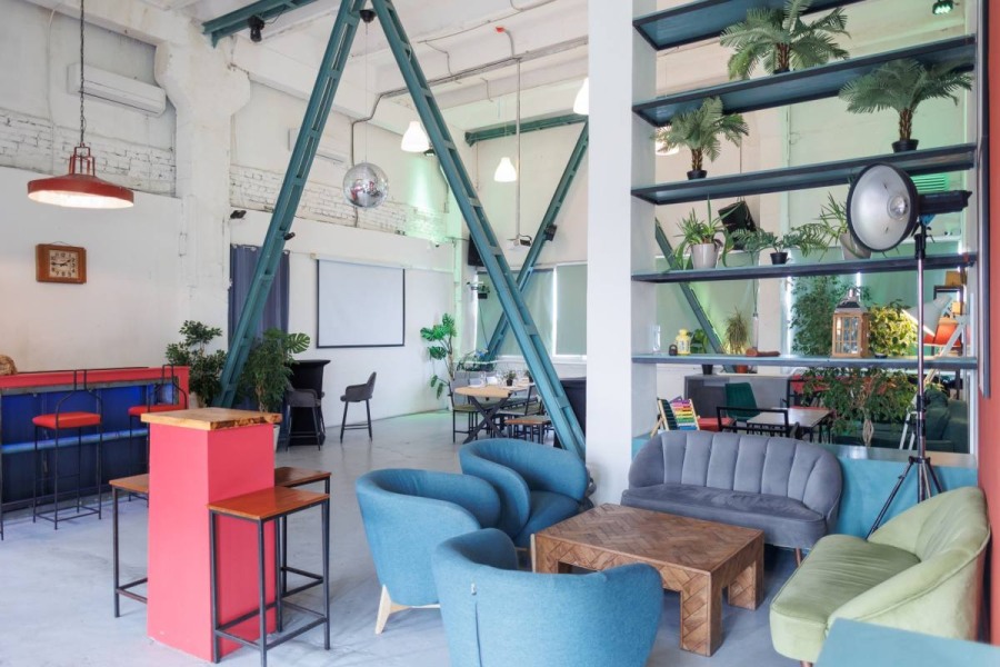 / Воркшоп лофт №2 (лофт с верандой + выход на крышу)