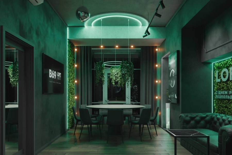 Лофт «Оазис» с верандой на крыше