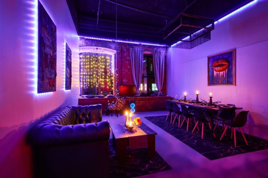 Лофт Пространство с верандой и барбекю