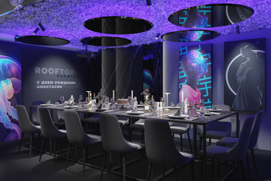 Лофт «Нео классик» с верандой на крыше