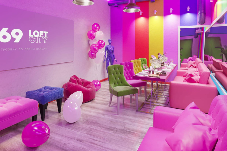 Лофт «Гримерка» с верандой на крыше