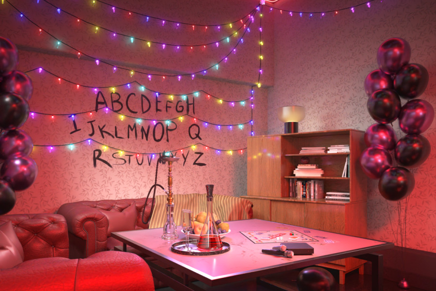 Лофт «Очень странные дела» с верандой на крыше