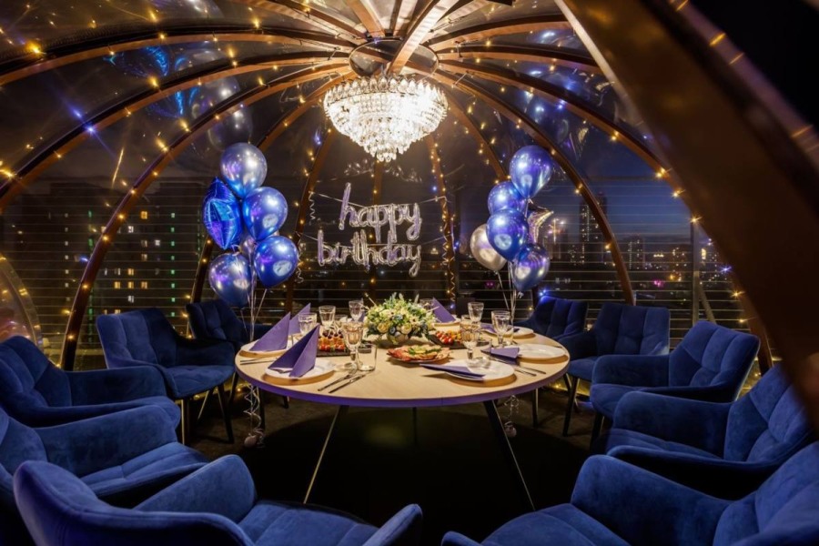 Купольная беседка RoofTop ВДНХ с верандой