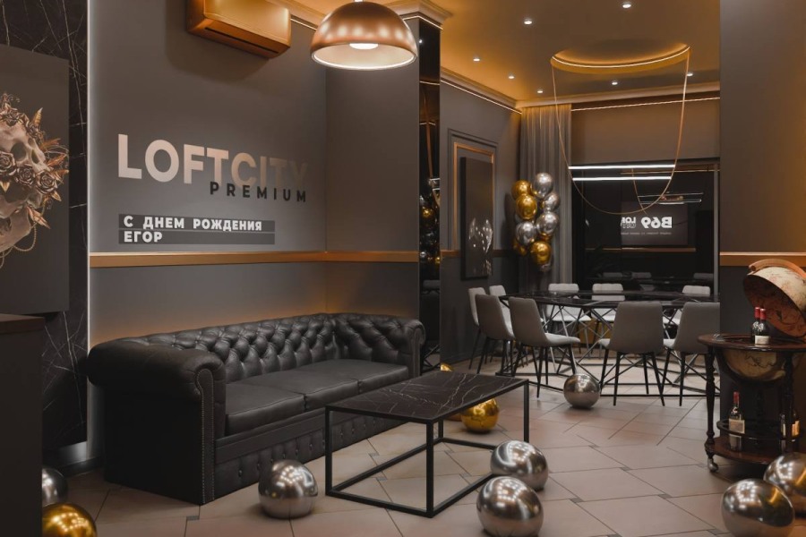 Лофт «Грейлофт» с верандой на крыше