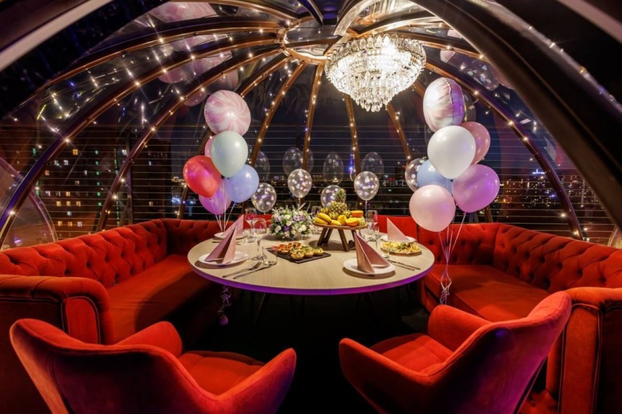 Купольная беседка RoofTop с караоке ВДНХ и верандой