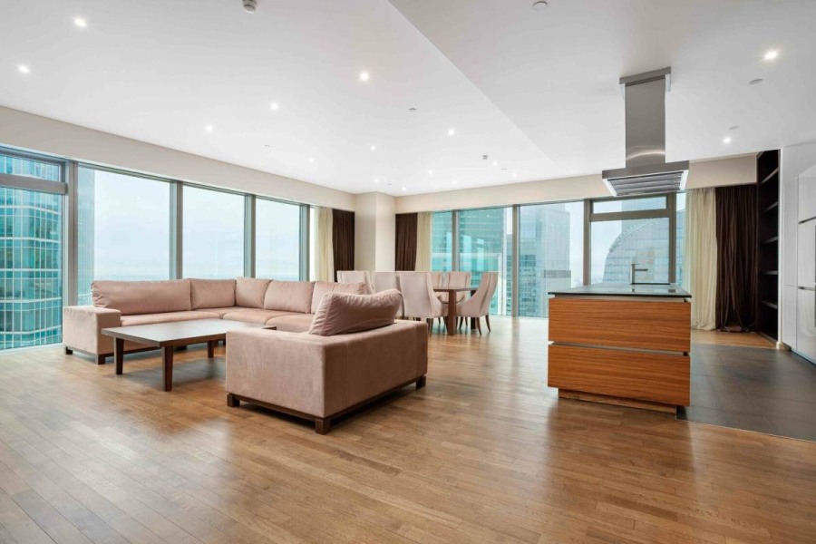 Апартамент в Москва Сити 54 этаж 230 метров под мероприятия